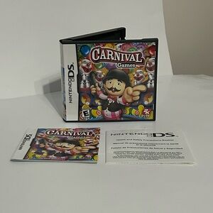 Carnival Games (Nintendo DS) Case and Manual